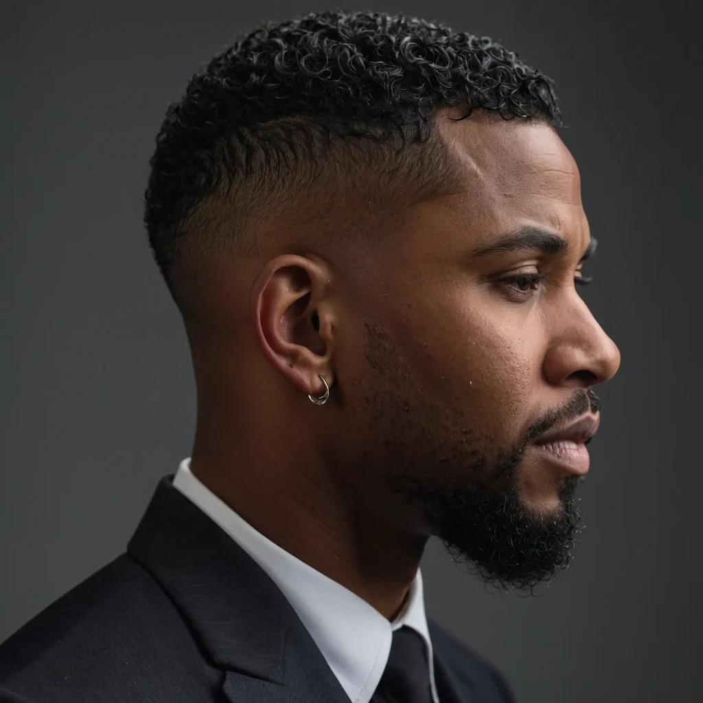 Drop FadeBlack man with drop fade haircut