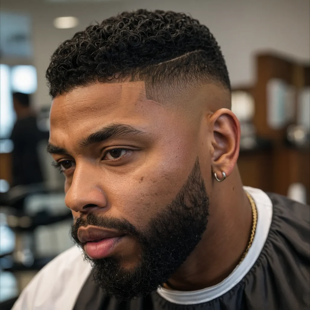 High Drop Fadebold high drop fade on Blac