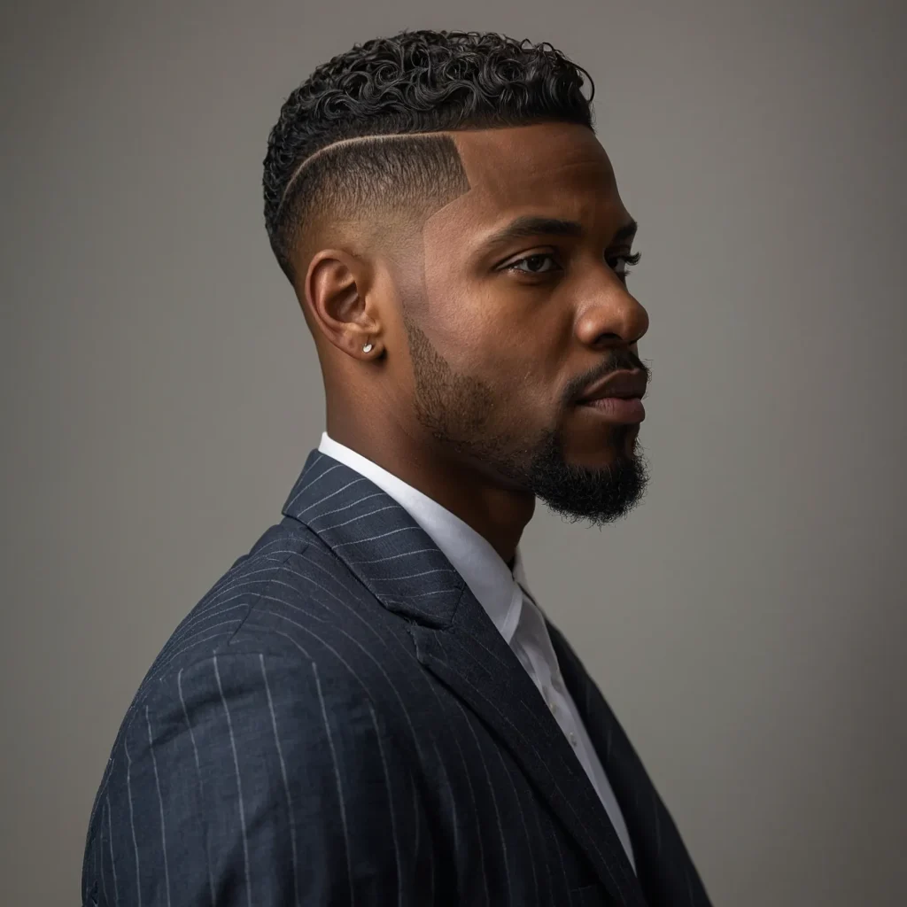 Low Faderealistic view of Black man w