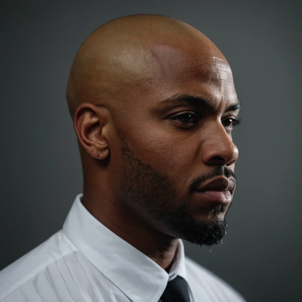 Skin Fade Bald Fadeclean bald fade on Bl