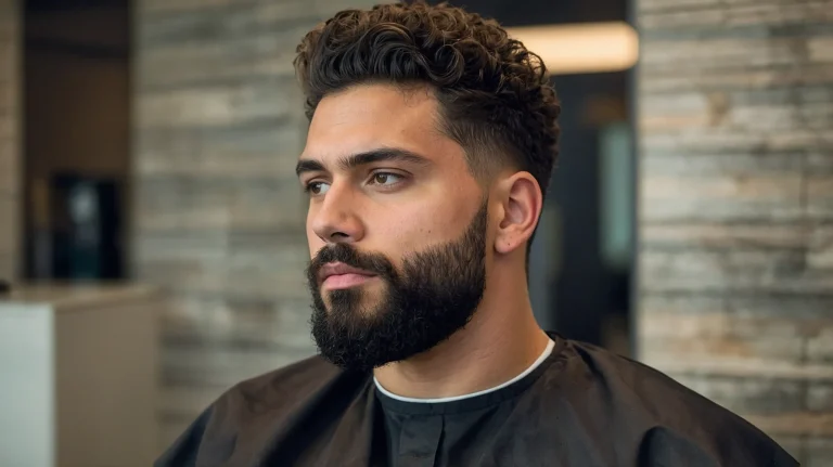 Fluffy Hair Meets Low Taper Fade