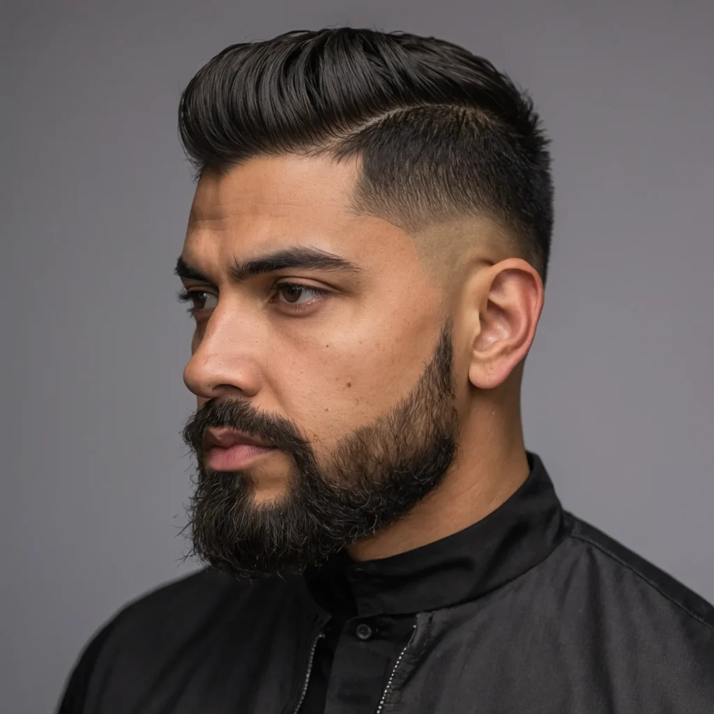 Layered Taper Fademan with layered haircut
