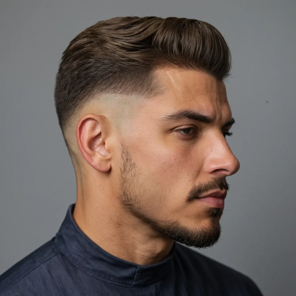 Mid Taper Fademan with mid taper fade t