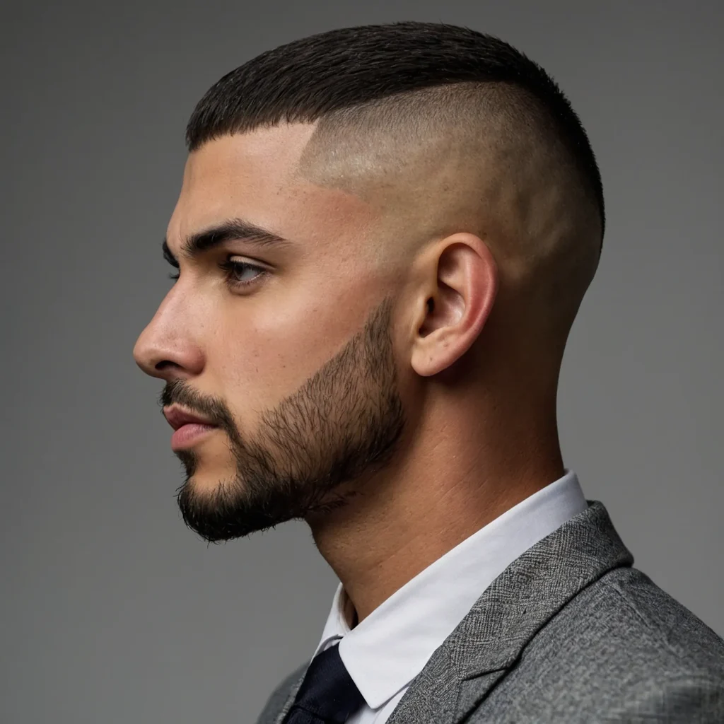 Taper Fade with Buzz Cutman with very sh
