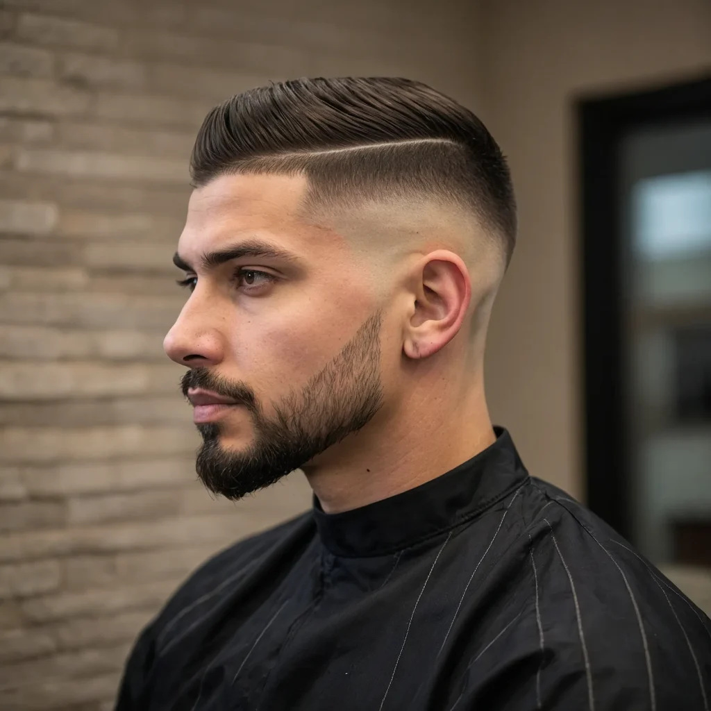 Taper Fade with Crew Cutman with classic