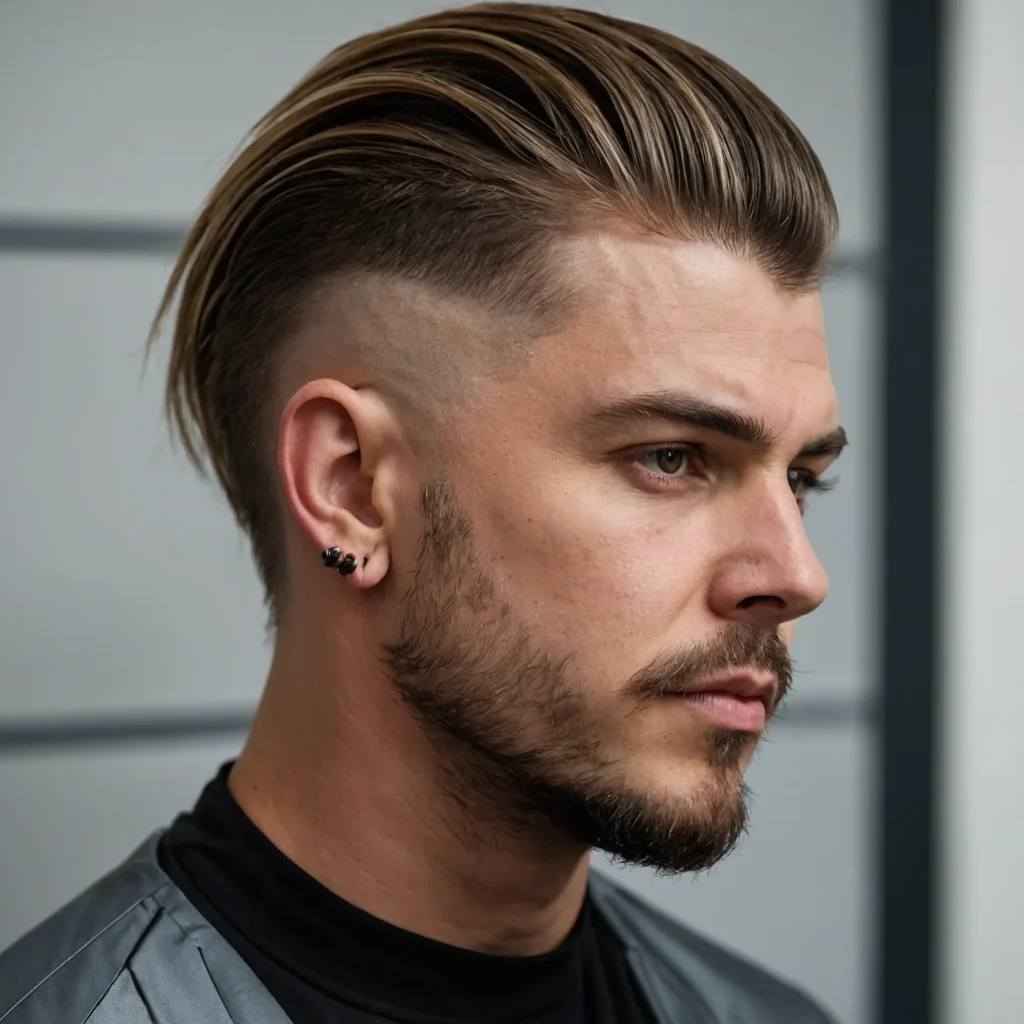 Taper Fade with Mulletman with modern mul