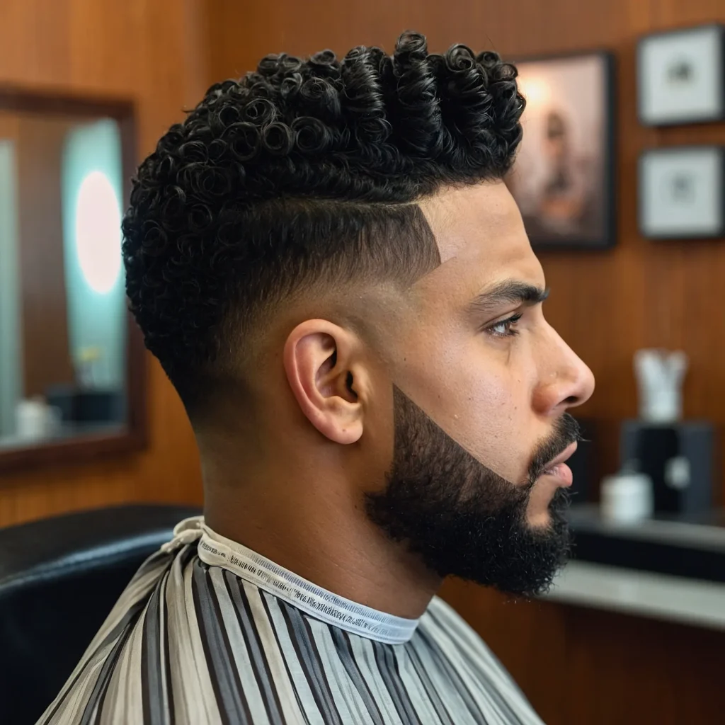 Taper Fade with Twistsman with shorttomedi